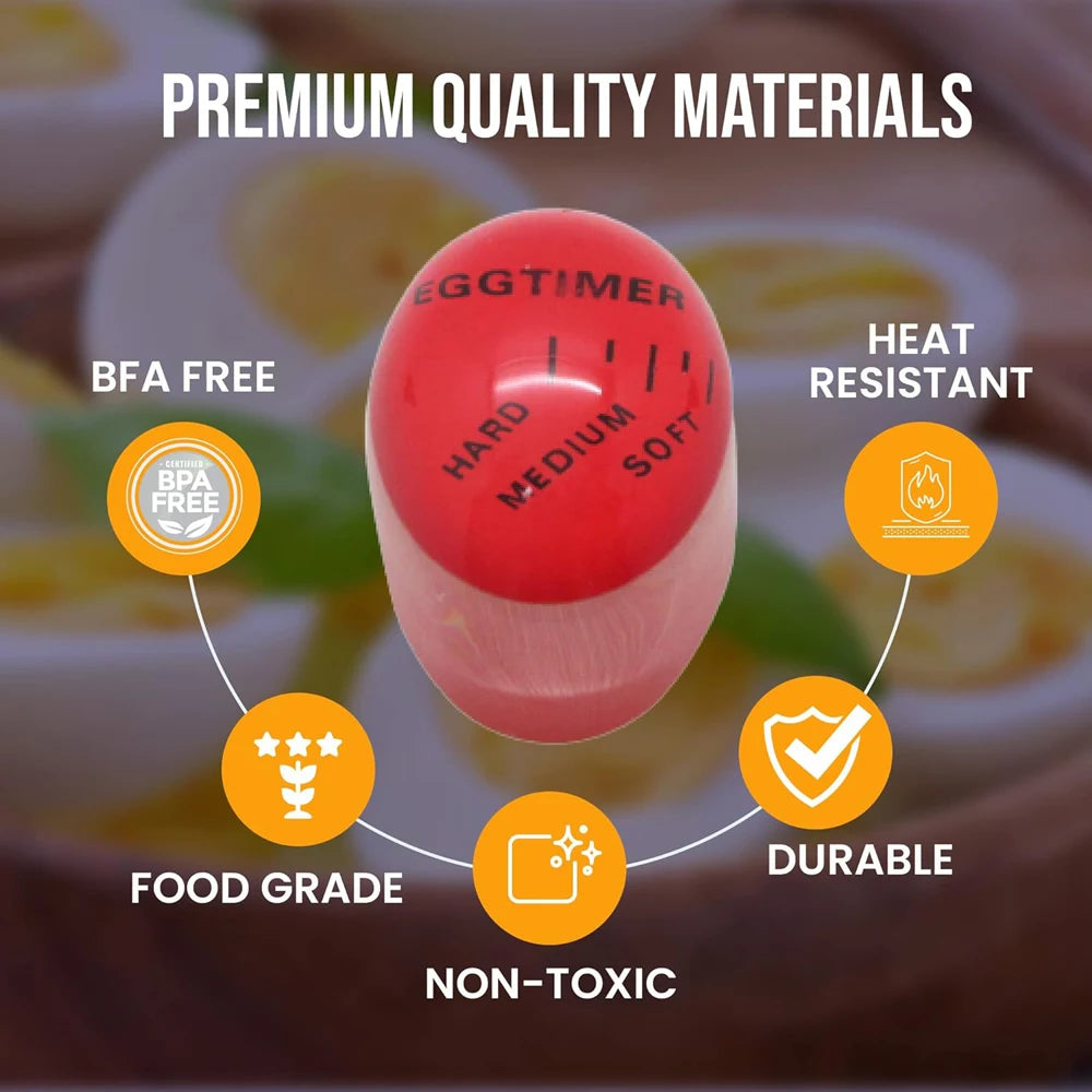 Heat-Sensitive Egg Cooking Indicator Kitchen Gadget