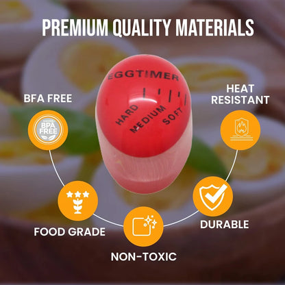 Heat-Sensitive Egg Cooking Indicator Kitchen Gadget