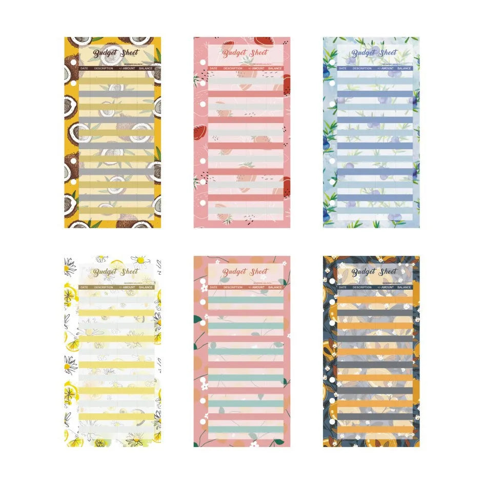 A6 Budget Planner Binder Set