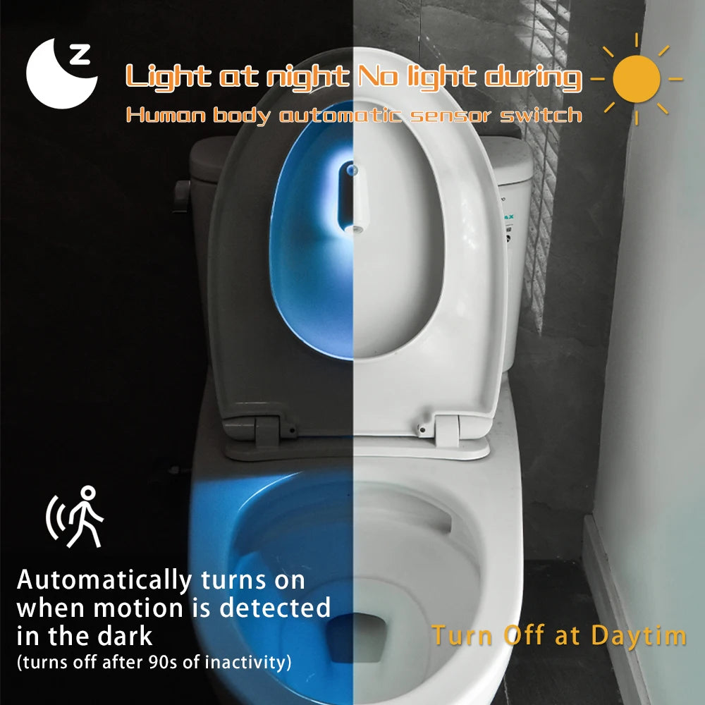 Motion Sensor Toilet Night Light