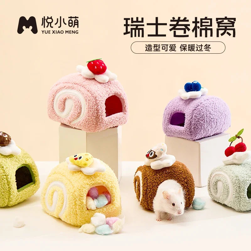 Warm Plush Hamster House
