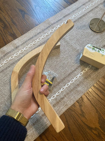 Natural Wooden Wall Plant Hanger