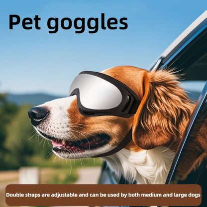 Anti-UV Pet Sunglasses for Outdoor Adventures & Travel