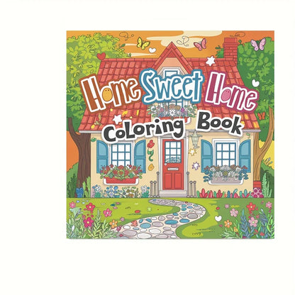 Cozy Friends Adult Coloring Book