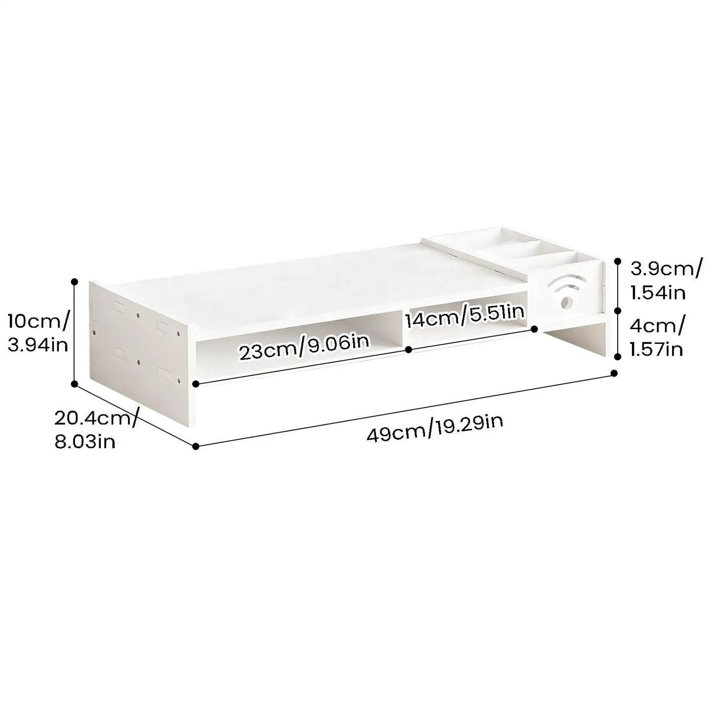 2-Tier Ergonomic Monitor Stand Riser