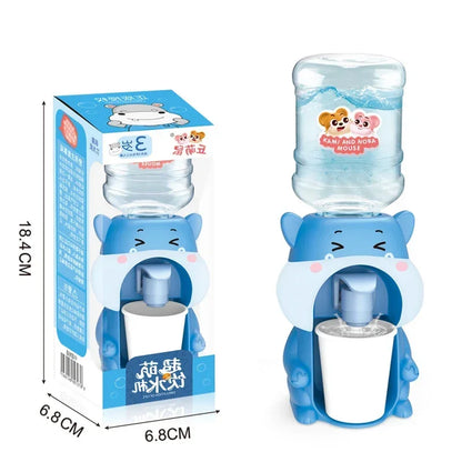 Cartoon Mini Water Cooler with Cup & Bottle