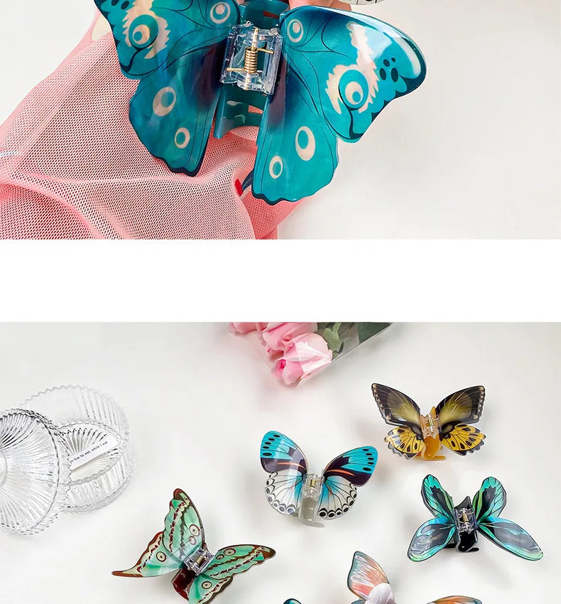 Butterfly Hair Claw Clip