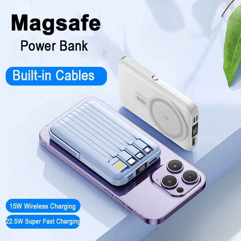20000mAh Magnetic Wireless Power Bank with Phone Stand