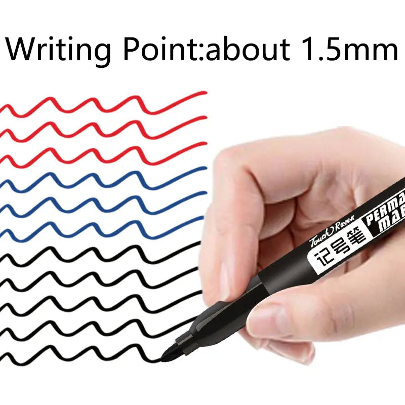 6 Pcs Permanent Marker Pen