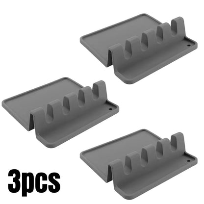 Silicone Kitchen Utensil Rest & Drying Tray
