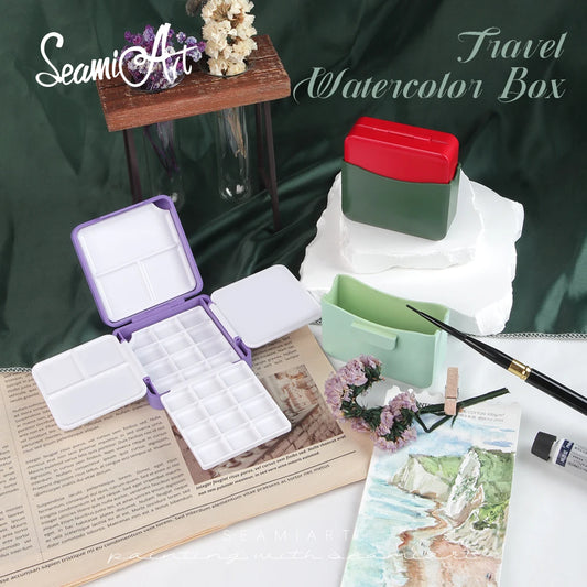SeamiArt Portable Watercolour Palette Box