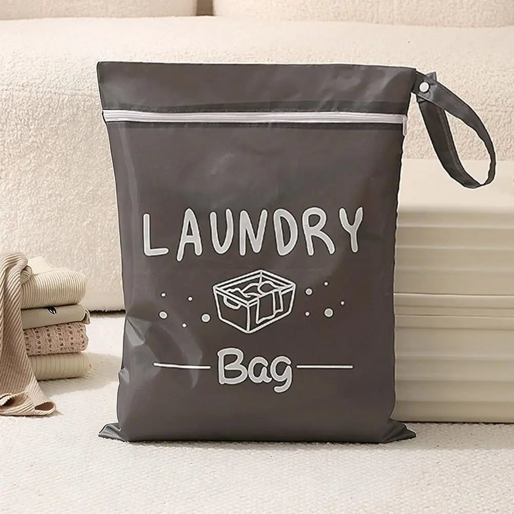 Waterproof Travel Laundry Bag with Hanging Strap