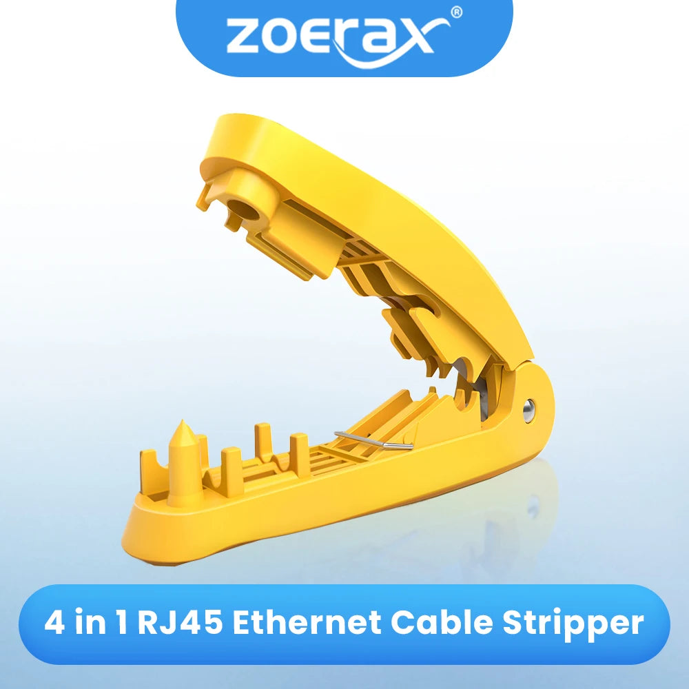 RJ45 Ethernet Cable Stripping & Cutting Tool