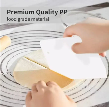 Multipurpose Dough Cutter & Bowl Scraper