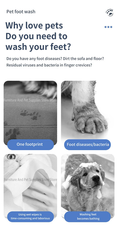 Electric Pet Paw Cleaner Cup