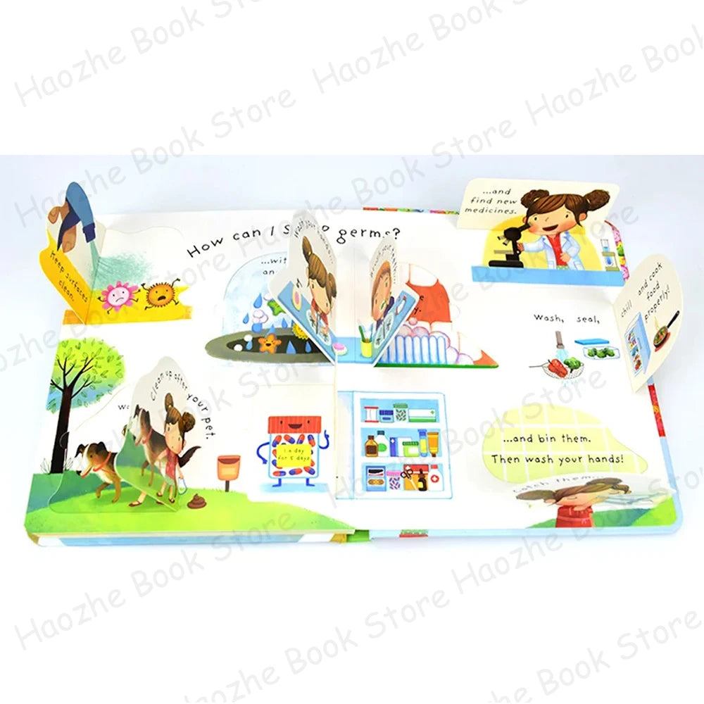 Usborne Lift-the-Flap What Are Germs? Children’s Educational Book