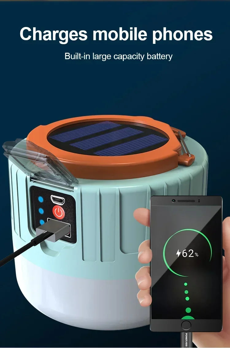 Solar Rechargeable Camping Lantern