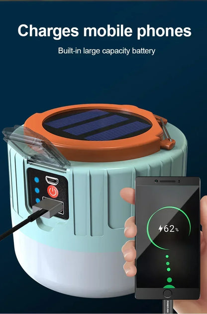 Solar Rechargeable Camping Lantern