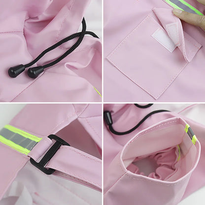 Waterproof Reflective Dog Raincoat