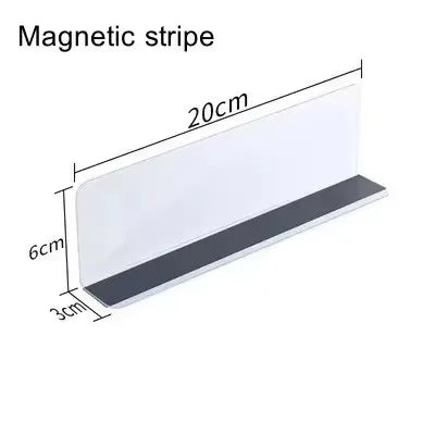 Clear PVC Shelf Dividers Organizer
