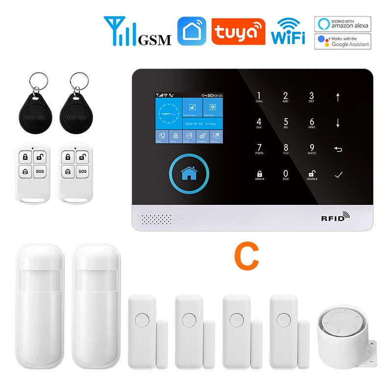 WiFi & GSM Security Alarm Kit
