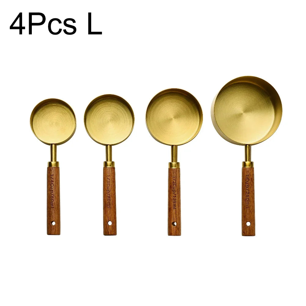 Stainless Steel Measuring Cups & Spoons Set