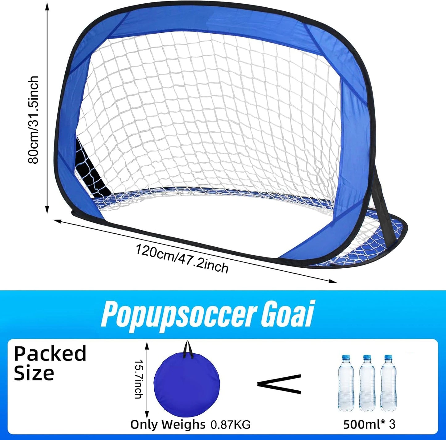 Portable Pop-Up Soccer Goal