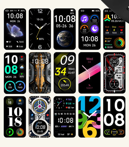 Bluetooth Health & Sports Smartwatch with Custom Dial