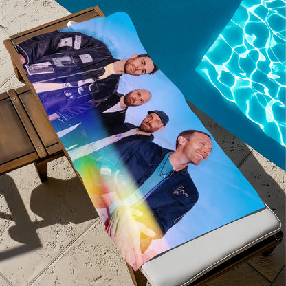 Moon Music Inspired Quick-Dry Beach Towel
