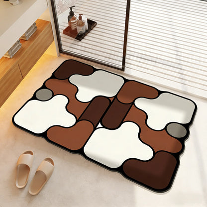 Diatomaceous Earth Bathroom Mat