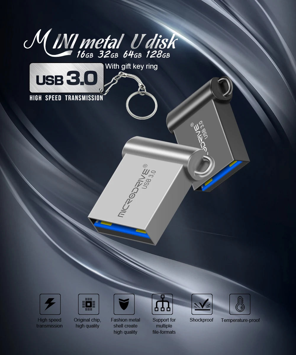 MicroDrive USB 3.0 Mini Flash Drive