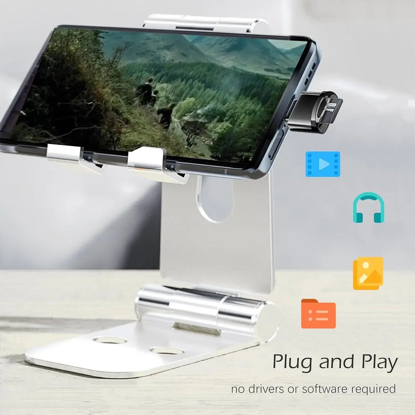Mini USB-C SD & Micro SD Card Reader
