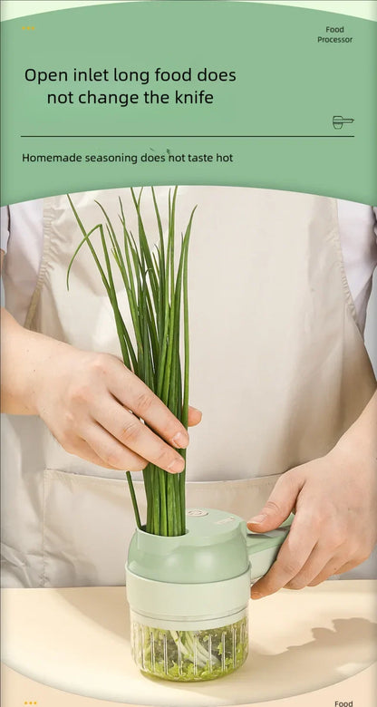 4In1 Electric Vegetable Cutter