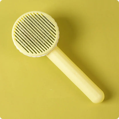 Self-Cleaning Pet Grooming Brush