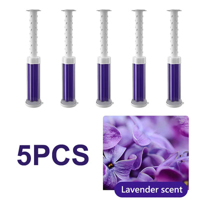 5Pcs/Set Flower Aromatic Toilet Cleaner Gel