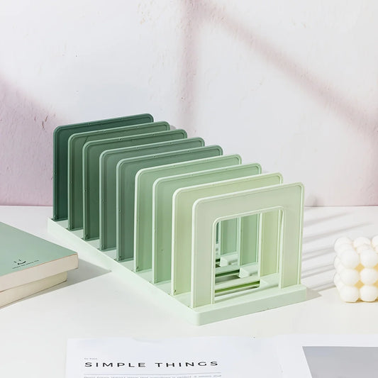 Desktop Book Stand Organizer – PP Material Document Holder