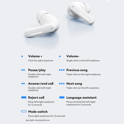 Lenovo LE209 Bluetooth 6.0 True Wireless Earbuds