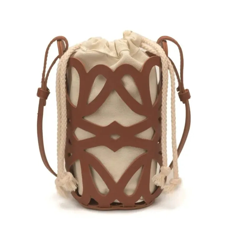 Minimalist Bucket Crossbody Handbag