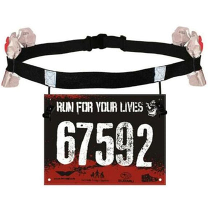 Outdoor Running Belt Marathon Race Number Belt Gym Fitness Accessories Adjustable Elastic Sports Belt
