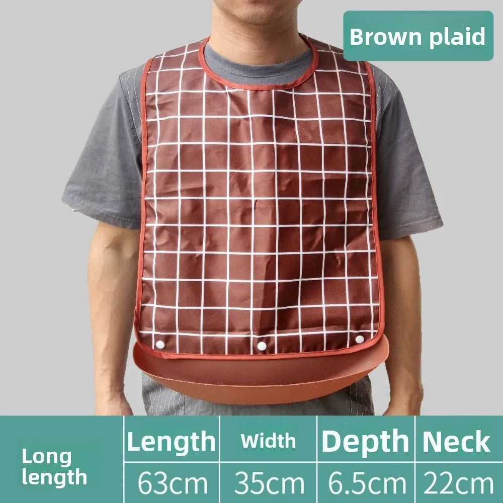 Waterproof Washable Adult Mealtime Bib