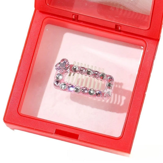 Pink Satin Pet Hairpin