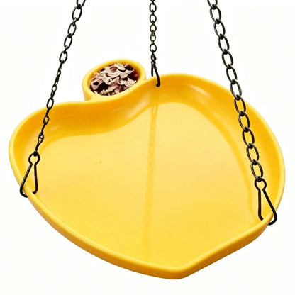 2-in-1 Hanging Bird Feeder & Bath Tray