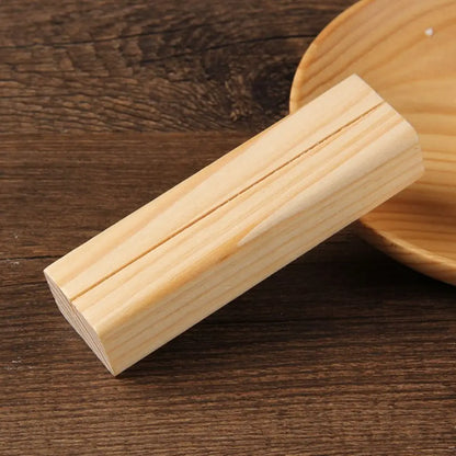 Wooden Card Display Stand
