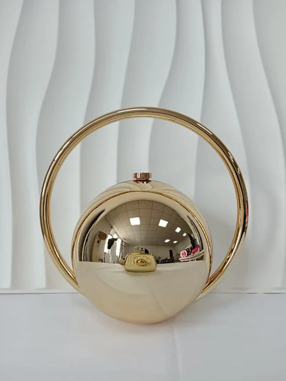Marble Sphere Evening Clutch Bag