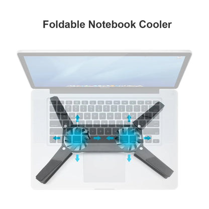 USB Laptop Cooling Pad with Dual Fans