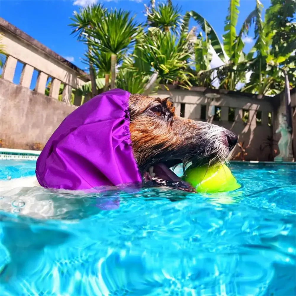 Waterproof Pet Shower Cap – Adjustable Dog Bath Hat