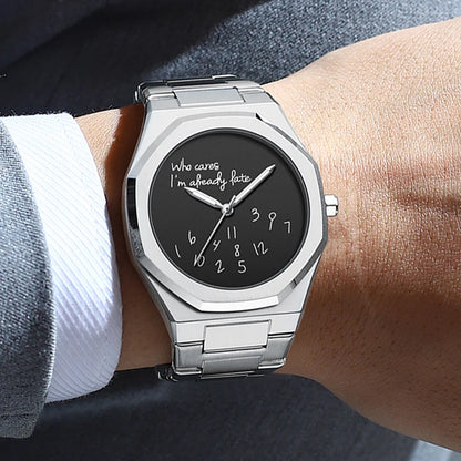 Luxury Men's Quartz Business Casual Steel Watch