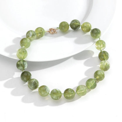 Fishsheep Multicolor Beaded Choker Necklace