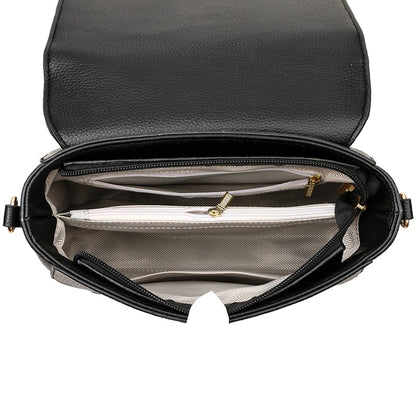 Large Capacity Leather Crossbody Handbag for Women