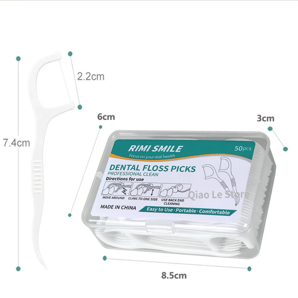 Portable Disposable Dental Floss Picks
